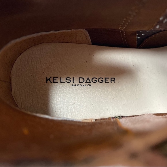 New! Kelsi Dagger Alaska Brown Leather Bootie 10 - Picture 9 of 14